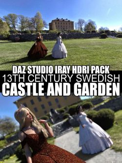 61265 灯光 Swedish Castle And Garden - DAZ Studio Iray HDRI Pack