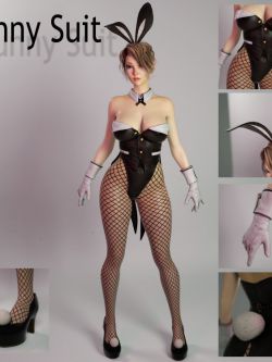 服装 兔女郎套装 Bunny Suit for Genesis 3 Female
