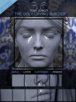 81012 道具 眼泪 Tear Jerker the Ugly Crying Builder for Genesis 3, 8 and ...