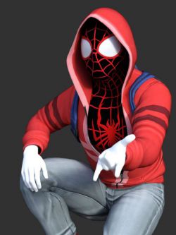 服装 Miles Morales Spiderman Hoodie Outfit for G 8 Male