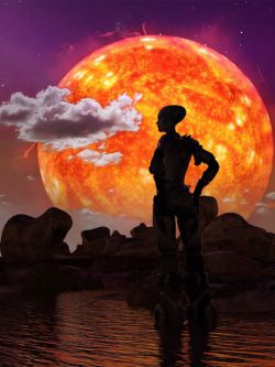 86158 灯光 天穹 - 红矮星  Orestes Iray HDRI Skydomes - Red Dwarf