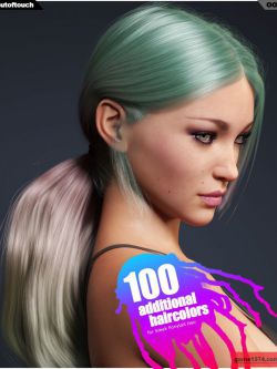 126424 头发纹理 Sleek Ponytail Hair Texture XPansion