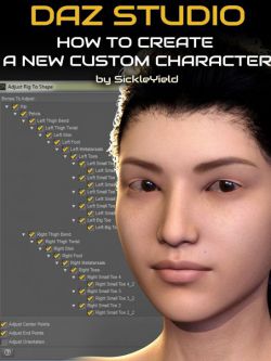 50393 教程 创建一个新的Daz Studio角色 How to Create a New Custom Da...