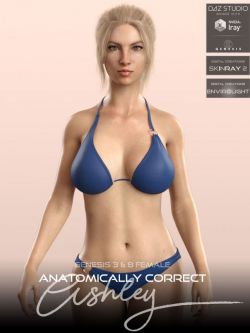 人物 Anatomically Correct Ashley for Genesis 3 and Genesis 8 Female