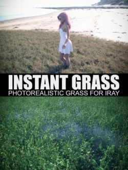 69981 道具 草地 Instant Grass - Photorealistic Grass For Iray