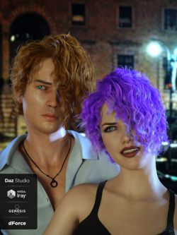 70333 头发 Luc Hair for Genesis 8