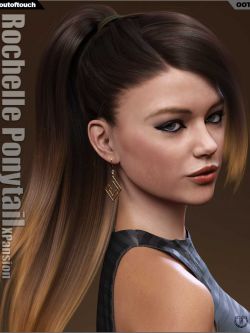 33425 头发纹理 Rochelle Ponytail Hair Iray Texture XPansion