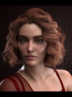 81657 头发 dForce Fantastic Twirls Hair for Genesis 3, 8, and 8.1 Females