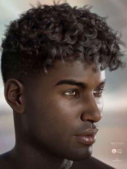 47769 头发 Terran Hair for Genesis 3 and 8 Male