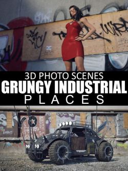 85897 场景 蹩脚的工业场所  3D Photo Scenes - Grungy Industrial Places