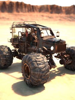 80905 道具  汽车 荒地越野者 Wasteland Offroader