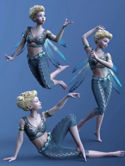 90595 姿态 CDI Fairy Poses for Genesis 9 Feminine