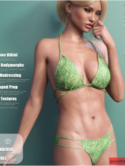 120174 服装 性感比基尼 Ozone Bikini for Genesis 3 Females