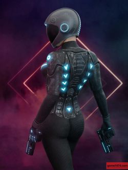 70963 服装 科幻Nanosense Cyber Suit for Genesis 8 Female(s)