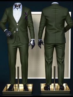 93112 服装 纹理 dForce Gentleman Style Outfit Texture Add-On