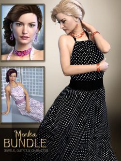 33729 人物集合包 女 Monika Bundle – HD Character, Jewelery and Outfit...