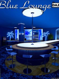 151369 场景 蓝色酒廊 The Blue Lounge for Daz