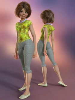 82415 服装 卡通 Stylized '21 Clothing for Genesis 8 and 8.1 Female