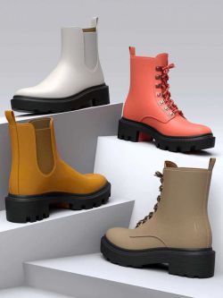 88091 鞋子 HL Fashion Boots for Genesis 8 and 8.1 Female