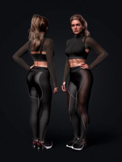 87969 运动装 AJC Energy Sportswear Outfit for Genesis 9