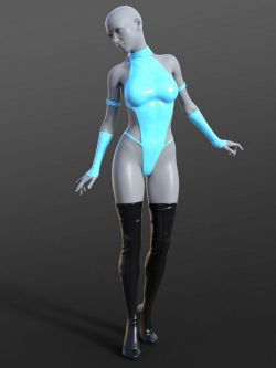 165257 服装  Kunoichi Outfit for Genesis 88.1