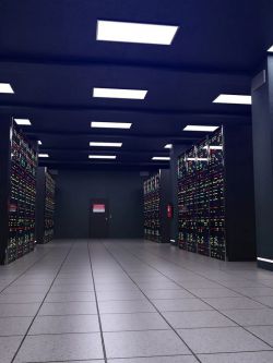 90892 场景 服务器机房 FH Server Room