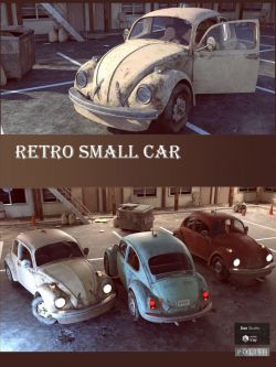 55775 道具 复古小型车 Retro Small Car