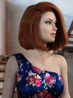 72857 头发 dForce Maureen Hair for Genesis 8 Females