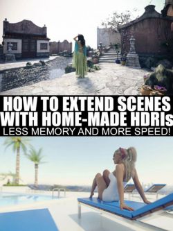 64037 教程 如何使用自制HDRI扩展场景 How To Extend Scenes With Hom...
