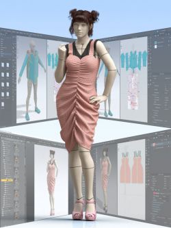 85281 教程 合身的服装制作Runway Mannequin Shape for Clothes Creation...