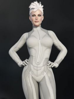 54693 紧身衣裤 X-Fashion Sci Bodysuit 8 for Genesis 8 Female(s)