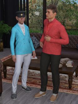 57953 服装 Aristocrat Outfit for Genesis 8 Male(s)