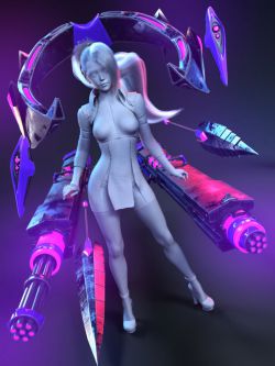 82503 道具 科幻 武器 Tenebris Weapons Set for Genesis 8.1 Females