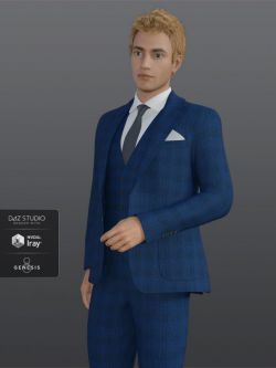 52117 服装 H&C Business Suit for Genesis 8 Male