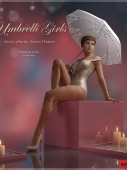 122912 姿态 艺术Umbrelli Girls - Poses for Genesis 3 & 8