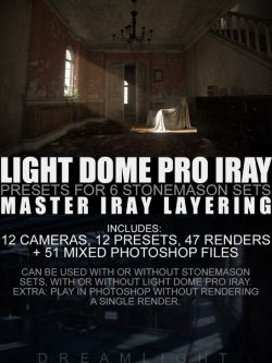57977 灯光 渲染预设 Light Dome PRO Iray - Render Presets - Master Iray ...