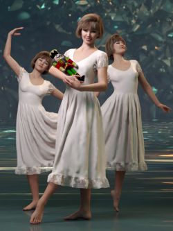 83643 姿态 舞蹈 Nutcracker Dance Poses for Clara 8.1 and Genesis 8.1 Female