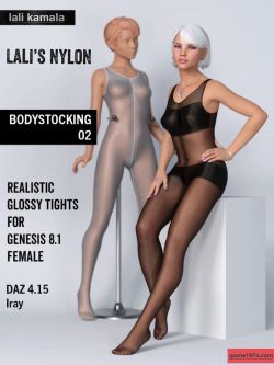 81778 服装 性感内衣Lali's Bodystocking 02 for Genesis 8.1 Females