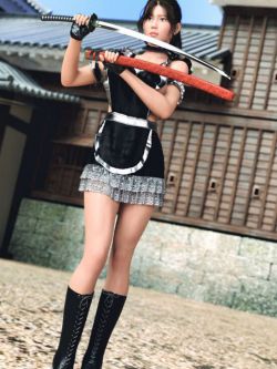 154339 服装 Street Samurai Maid dForce for G8F