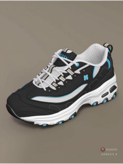 31883 鞋子 Running Shoes 3 for Genesis 2 & 3