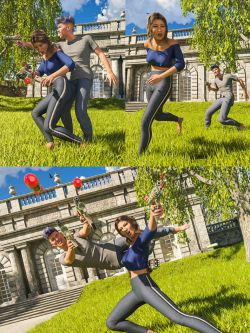 72759 姿态 Fun Gun War Poses for Genesis 8