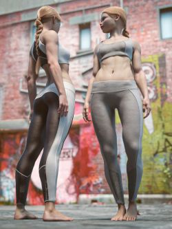 87422 服装 Verse Active Outfit for Genesis 8 and 8.1 Females