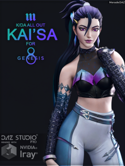 人物 Kai'Sa KDA ALL OUT for Genesis 8 and 8.1 Female