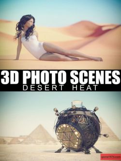 63533 场景 背景 3D Photo Scenes - Desert Heat