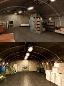 93363 场景 旧地下掩体  Old Underground Bunker