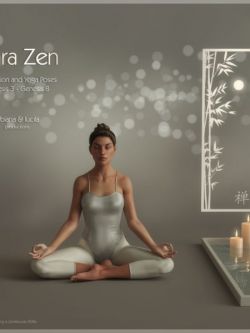 122005 瑜伽姿势Aura Zen Poses for G3F and G8F by fabiana (),  lucila