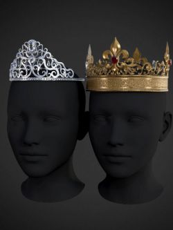 65747 首饰 Royal Crowns for Genesis 8 Female