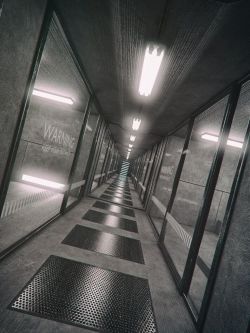 85044 场景 现代监狱走廊  Modern Jail Corridor