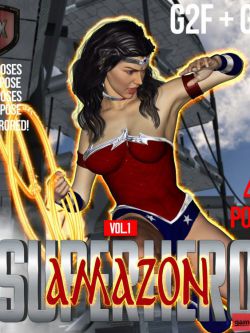 117139 超级英雄姿态 SuperHero Amazon for G2F & G3F Volume 1 by G