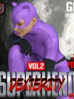 128363 姿态 超级英雄姿态  SuperHero Dexterity for G8F Volume 2